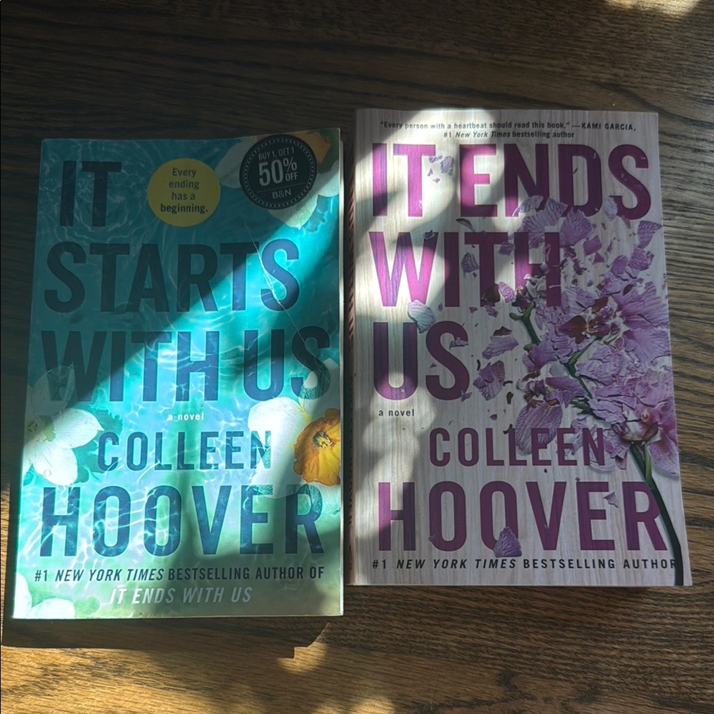Colleen Hoover Book Set - Blue and Purple Covers